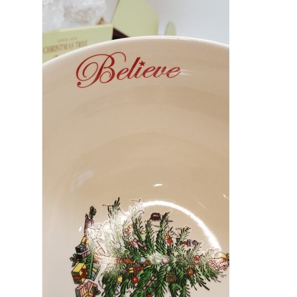 Spode Christmas Tree 2014 Annual Revere Candy Bowl 6 inches PRE-OWNED IOB - Picture 6 of 10
